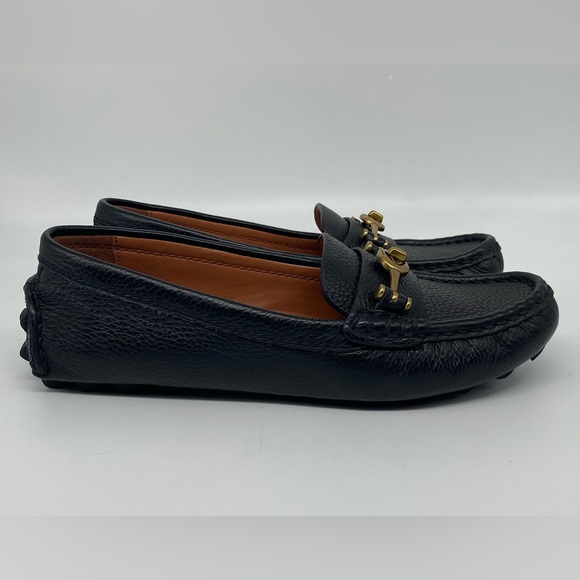 COACH Women's Crosby Driver Turnlock Pebbled Loafer Flats (Pre-owned) - Picture 4 of 16